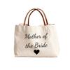Elegant Canvas Tote Bag for Mother of the Bride or Groom - Wedding Gift