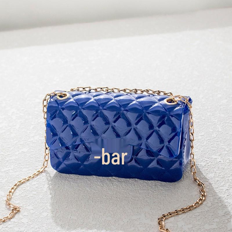Argyle Jelly Small Handbag 2024: Fashionable & Versatile Shoulder Chain Bag for Women