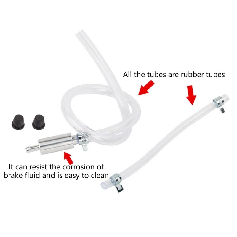 Brake Fluid Bleeder Kit for Hydraulic Brake System Brake Bleeder Hose for Motorcycle Clutch Universal Clutch Fluid Hose