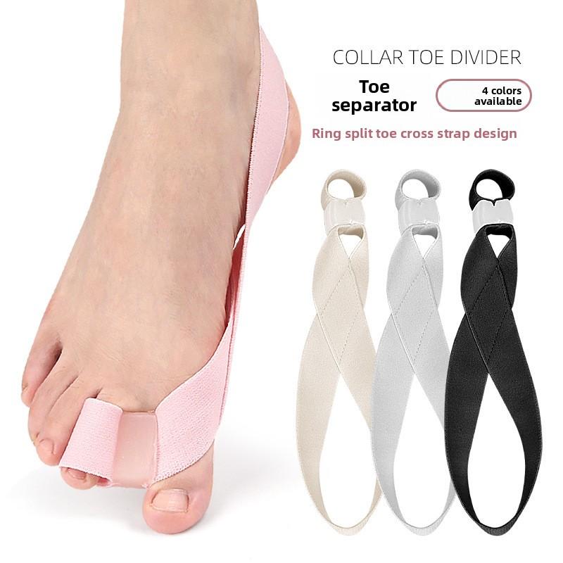 Unilateral Stretching Thumb Valgus Day and Night Wearable Shoes SEBS Collar Split Toe Overlap Toe Split Tension Band