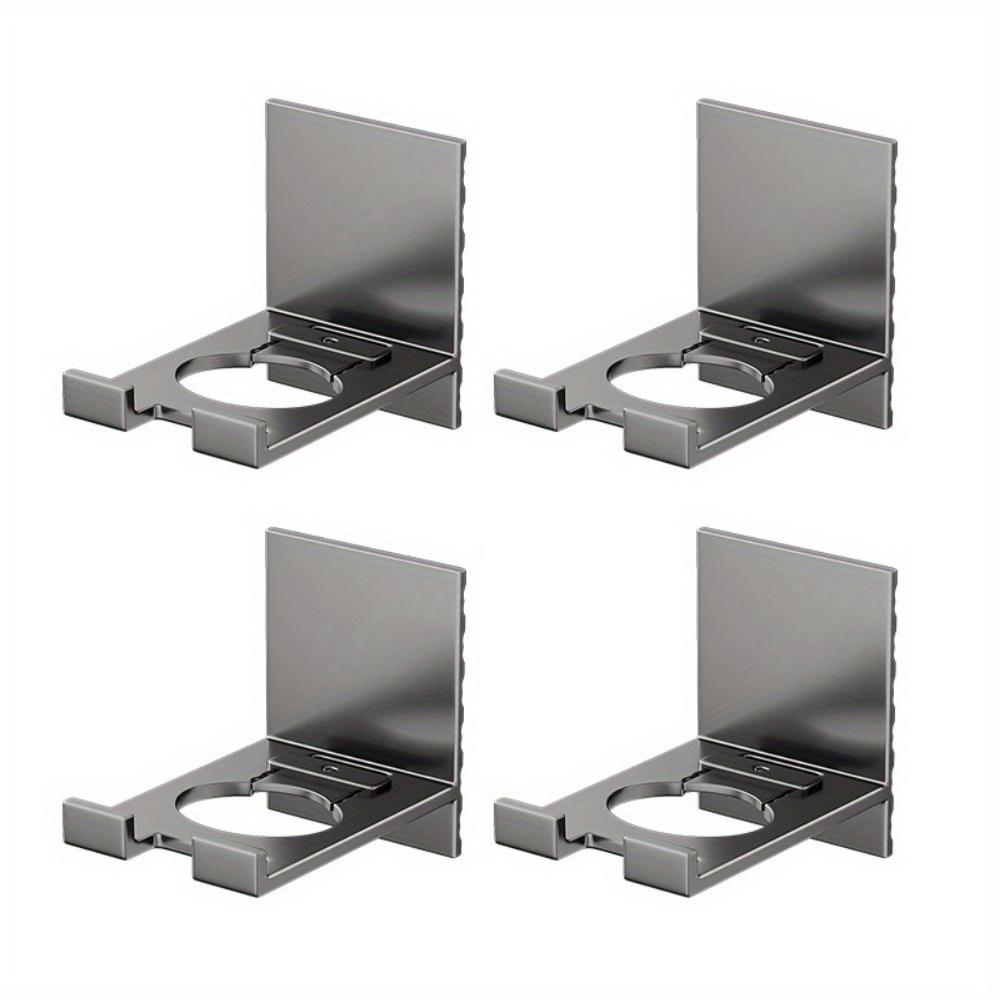 

4Pcs/Pack Universal Shower Gel Bottle Rack Wall Mounted Adjustable Shampoo Bottle Metal Holder Hand Soap Dispenser Hook 4Pcs