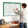 2026 Großer Wandkalender 29x20 Zoll Große Wohndekoration mit Tipp-Aufklebern Monats-Wandkalender für Mentales Studium Schulaufgaben Zuhause