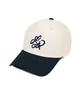 Line Binyu La Two-Tone Baseball Cap - Navy & Cream