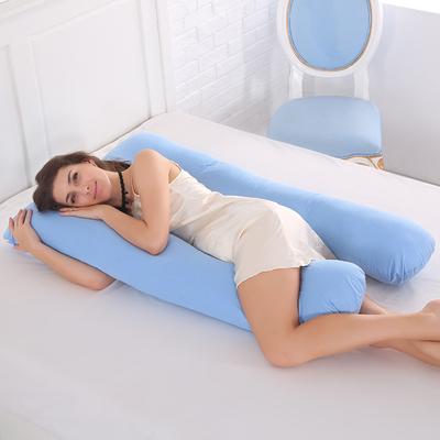 Multi-Functional U-Shaped Pregnancy Pillow with Removable Cover - Perfect for Side Sleeping and Waist Support