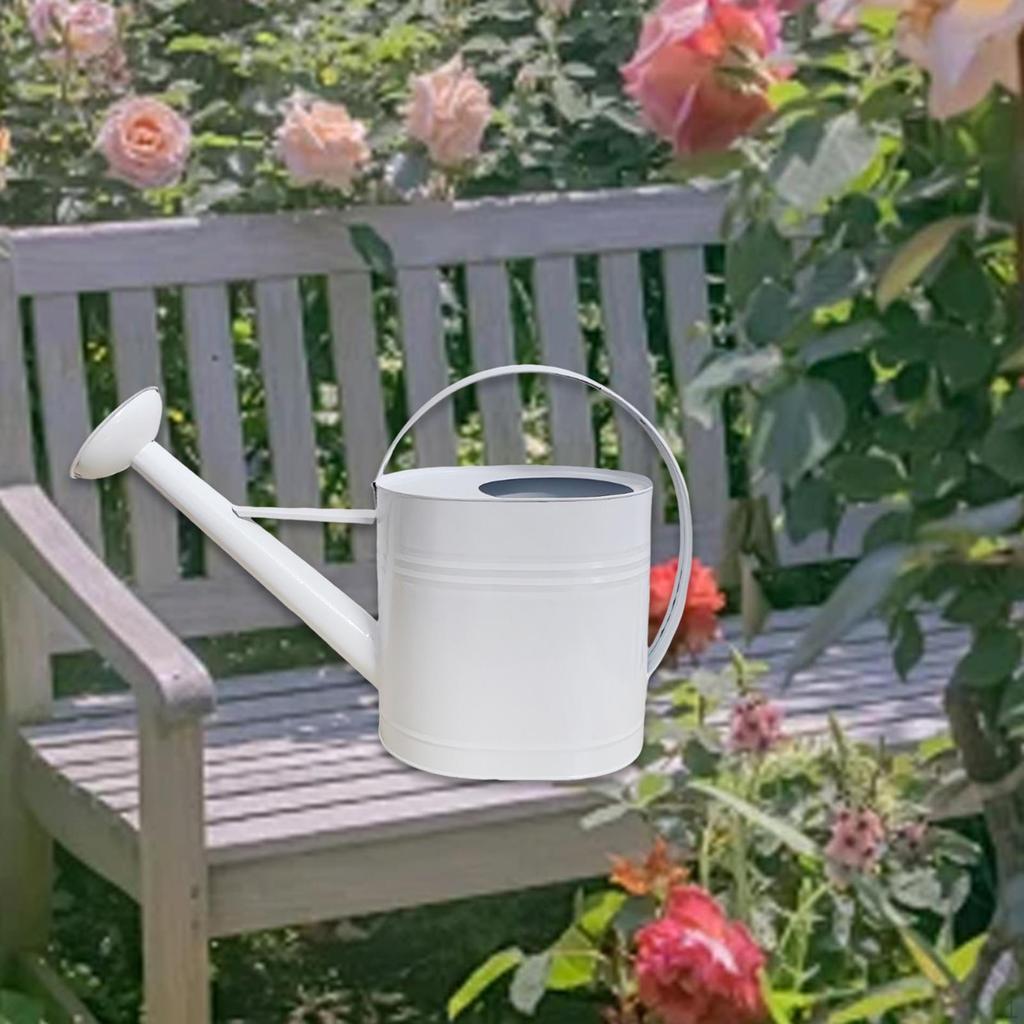 5 L Long Mouth Watering Can Garden Jug Lightweight Easy To Use with Handle Water for