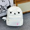 Adorable Bear Design Backpack With Ventilated Straps For Girls Travel Everyday