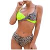 Women Print Bikini Sexy Separate Leopard Swimwear Blocking Swimsuit Bathing Suit