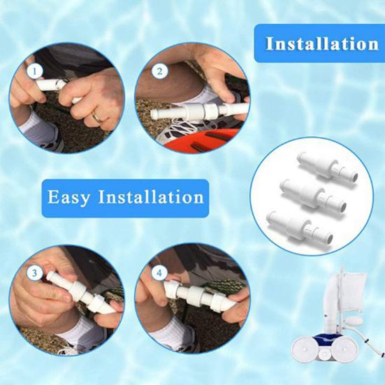 D20 Hose Swivel with D15 Nut Pool Cleaner Hose Swivel