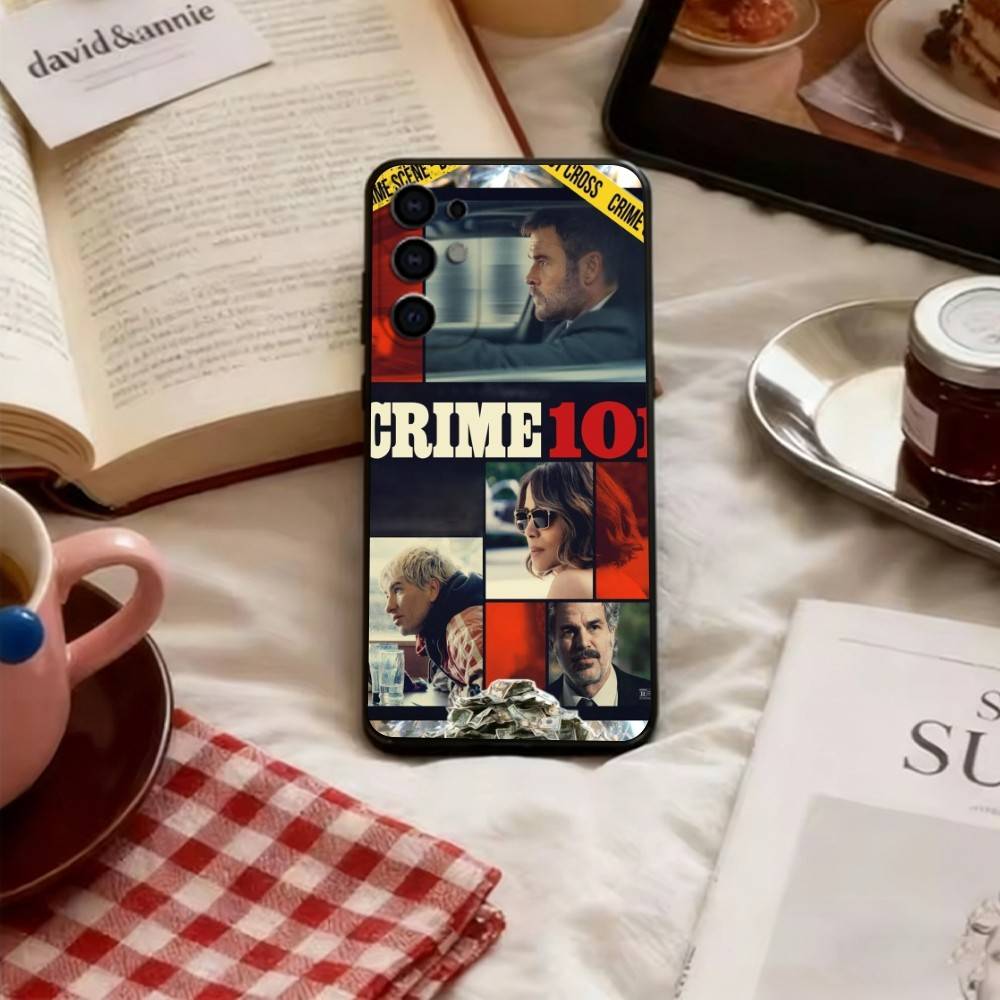 

The movie Crime 101 Phone Case Black Silicone Soft For Samsung S25,S24,S21,S22,S23,S30,Ultra,S20,Plus,Fe,Lite Samsung S20ULTRA5G