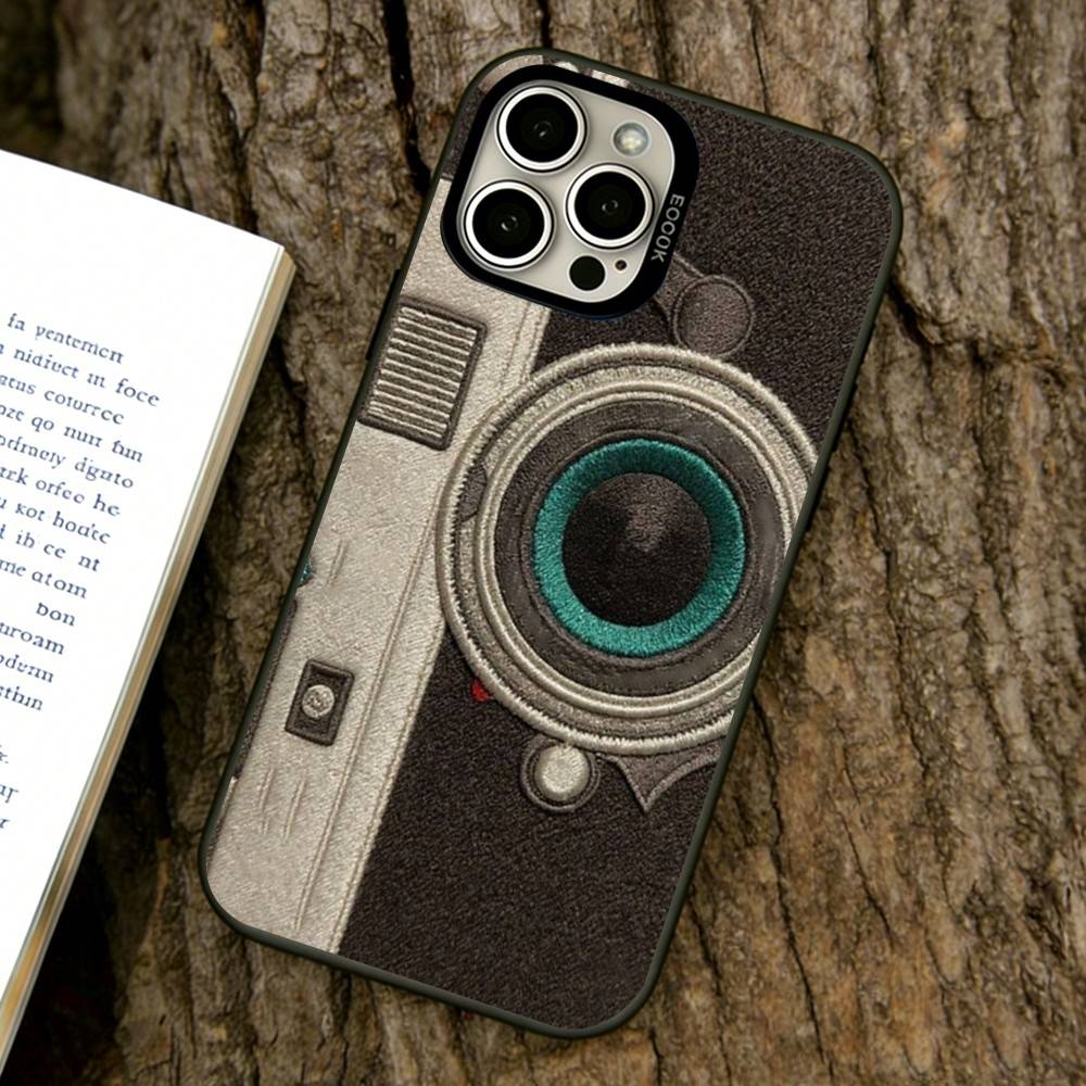 

Funny Camera Phone Case For iPhone 17,16,15,14,13,12,11 Plus,Pro Max,XS,Colorful Silver Phone case Funda Cover iPhone17ProMax