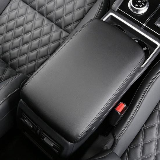- Mitsubishi Outlander Center Console Armrest Leather Case Cover | Black | For Mitsubishi Outlander | Easy tallation | China