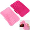 2pcs Silicone Makeup Brushes Cleaning Pads Mats Cosmetic Makeup Brush Cleaners Washing Tool