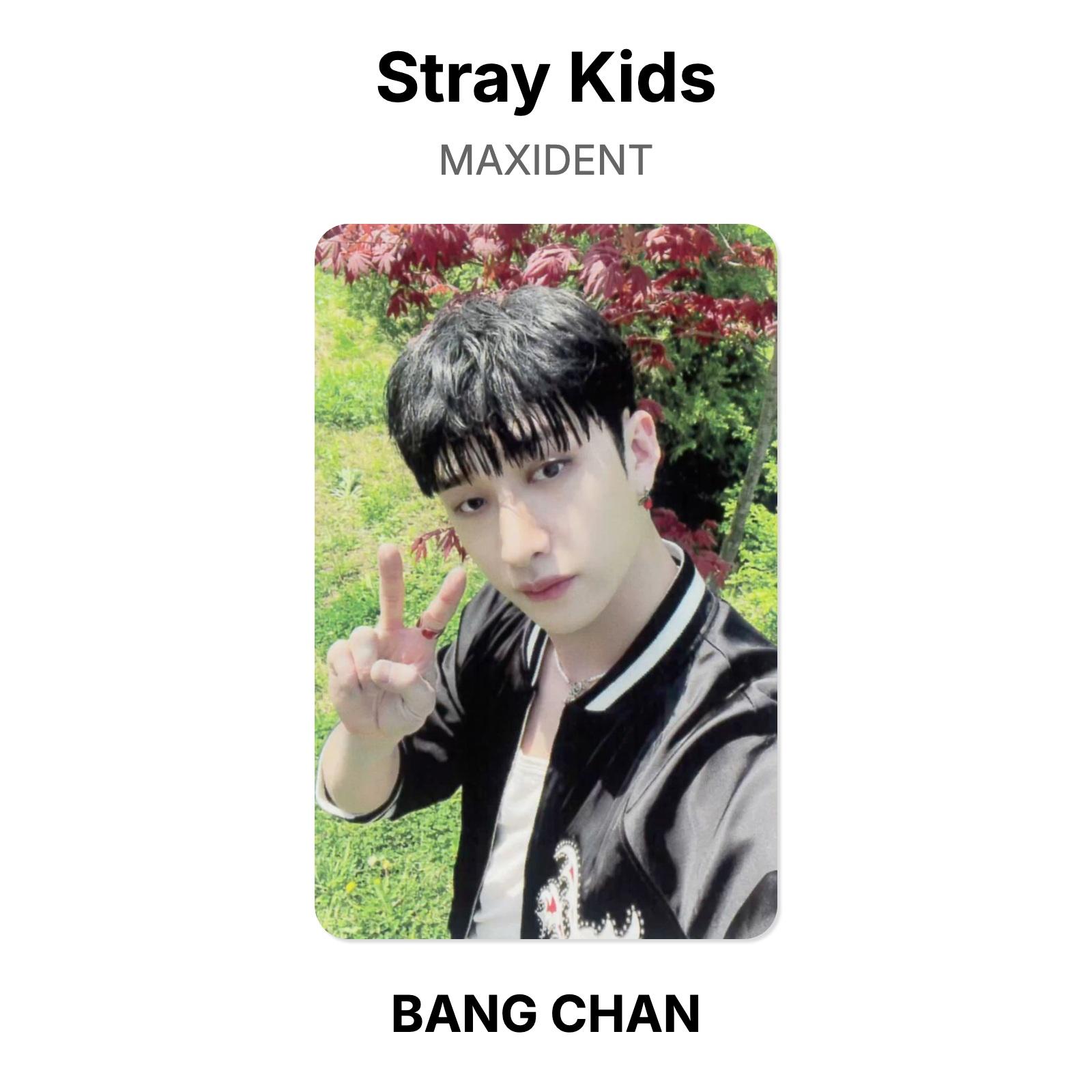 Официальная фотокарточка Stray Kids MAXIDENT BANG CHAN 04