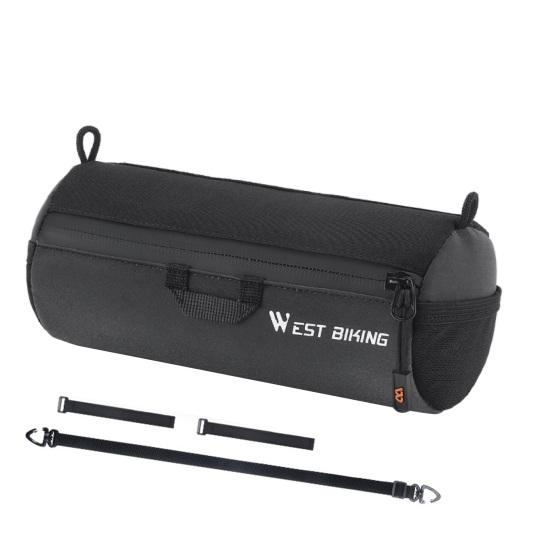 Bike Handlebar Bag Portable Multi-purpose Simple Installation Large Capacity Waterproof Storage Pouch Bicycle Frame Tube Bag