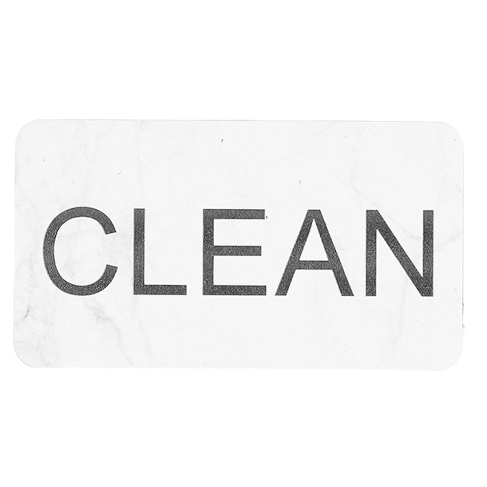 

Dishwasher Magnet Double Sided Clean Dirty Word Magnet Waterproof Anti Scratch DIY Fridge Magnet for Kitchen Marble
