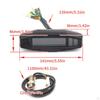 Motorcycle Digital LED Tachometer with Indicator Light RPM LCD Speedometer Dashboard for Replacement