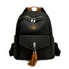 Tassel Large Capacity Outdoor Female Backpack Student Schoolbag