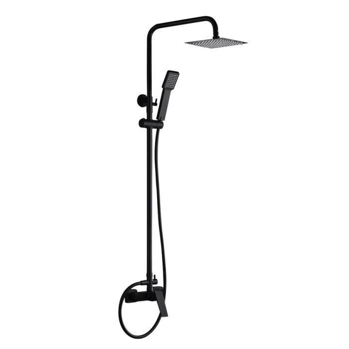 Colonne de Douche - IMEX - ART - Noir - Finition Mate - Monocommande