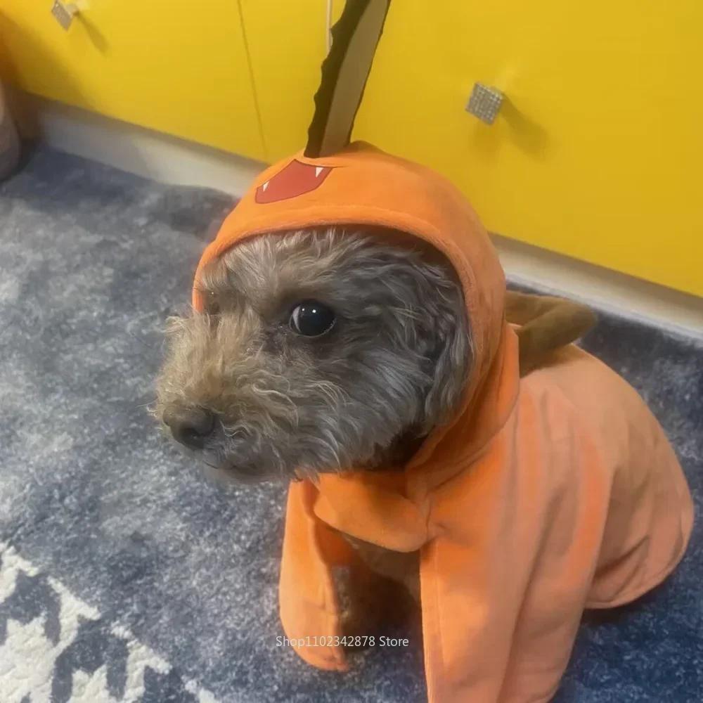 Anime Attack on Titan Chainsaw Man Pochita Husdjur Kappa Cosplay Kostym Katt Hund Husdjur Hoodie Uniform Djur Söta Husdjur Cape Dräkter