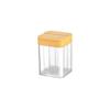 4-in-1 Plastic Transparent Salt Pepper Shaker Spice Dispenser 4 Compartment BBQ Camping Seasoning Jar With Lids For Cooking