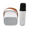 Bluetooth Speaker Microphone Set HD Stereo Rechargeable Retro Portable Karaoke Machine for Kids