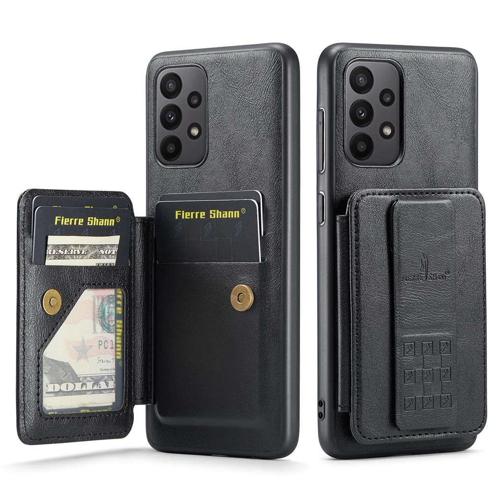 For Samsung Galaxy A72 4G/5G Case PU Leather+TPU Kickstand Phone Cover RFID Blocking