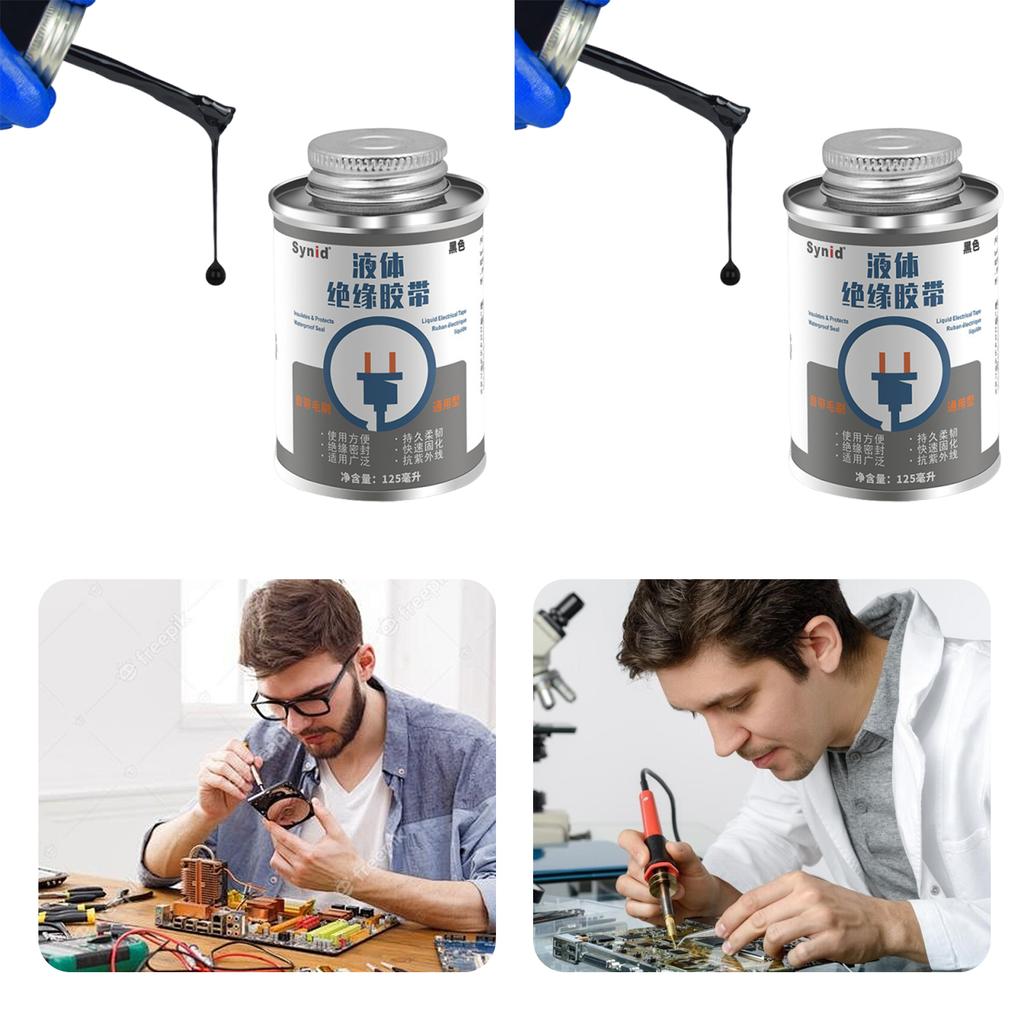 Liquid Insulation Glue Tape Waterproof Liquid Insulation Electrical Tape Liquid Insulating Coat Tape for Wires Cables