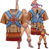Anime Character He-Man Cosplay 3D Print T-shirt Street Trend Cartoon Tshirt Summer Men/Women Harajuku Short Sleeve Y2k Tops