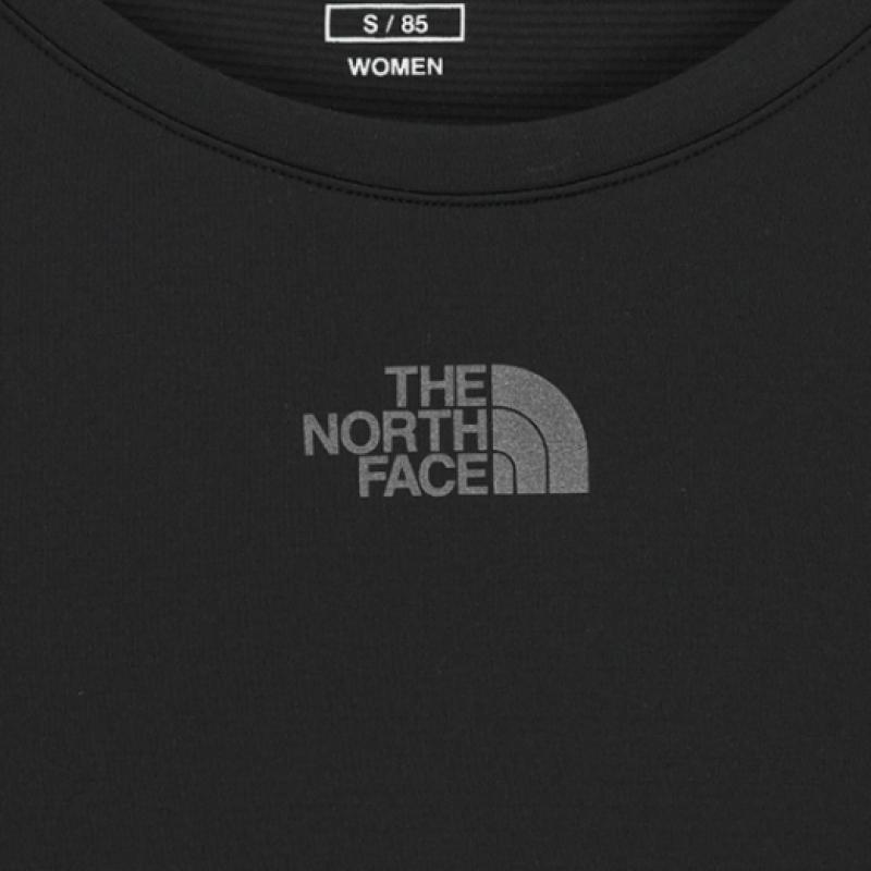 The North Face Women Step Up Long Sleeve Round Tee Blk Nt7tr81j