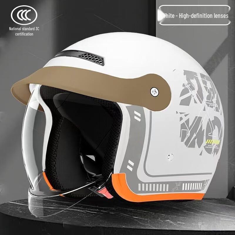 3C Certified All-Season Electric Motorcycle Helmet - Anti-Fog, Winter Warmth, Versatile Safety Design.