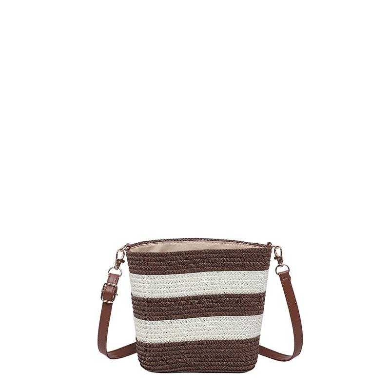 Tote Tasche für Mädchen, Einzel-Schultertasche, Eleganter und schlichter Stil für den Strandurlaub mit großem Fassungsvermögen.