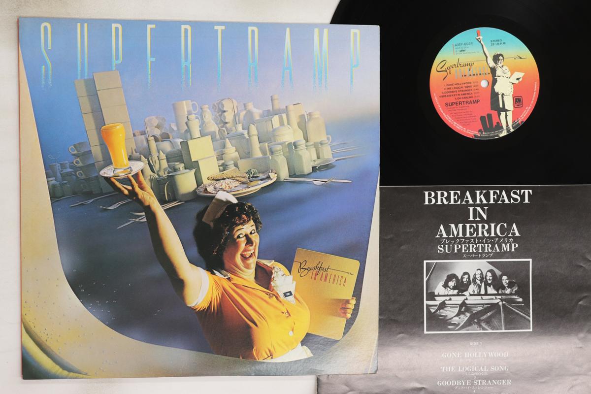 

LP Record SUPERTRAMP - Breakfast In America AMP6034 A&M 1979 Japan Rock Used