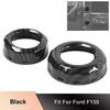 Console Four-wheel Drive+Trailer Switch Knob Trim Ring For Ford F150 21+ Carbon