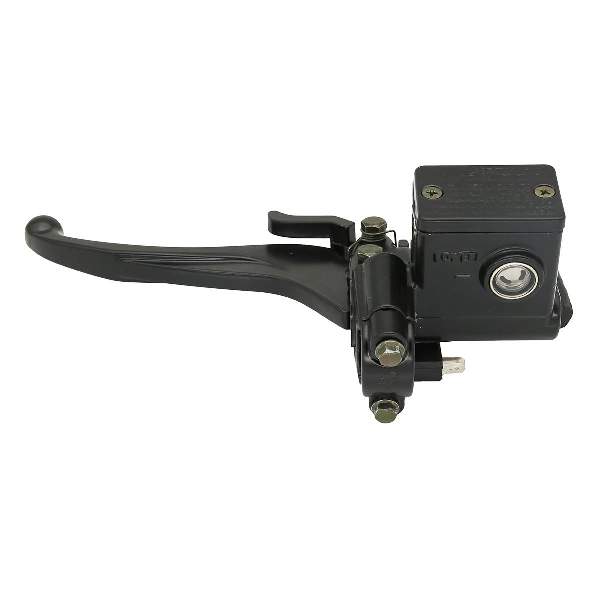 2pcs ATV GY6 Motorcycle Left / Right Upper Front /Rear Brake Pump Hydraulic Clutch Pump With Handle Parking Lock for 150cc 250cc Left