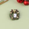 Luminous Dollhouse Christmas Garland with Light Xmas Tree Ornaments Christmas Wreath  Kids