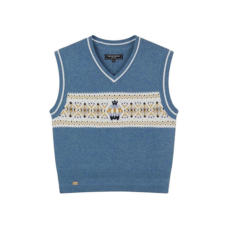 Teenie Weenie Women's Bear Letter Knit Sweater