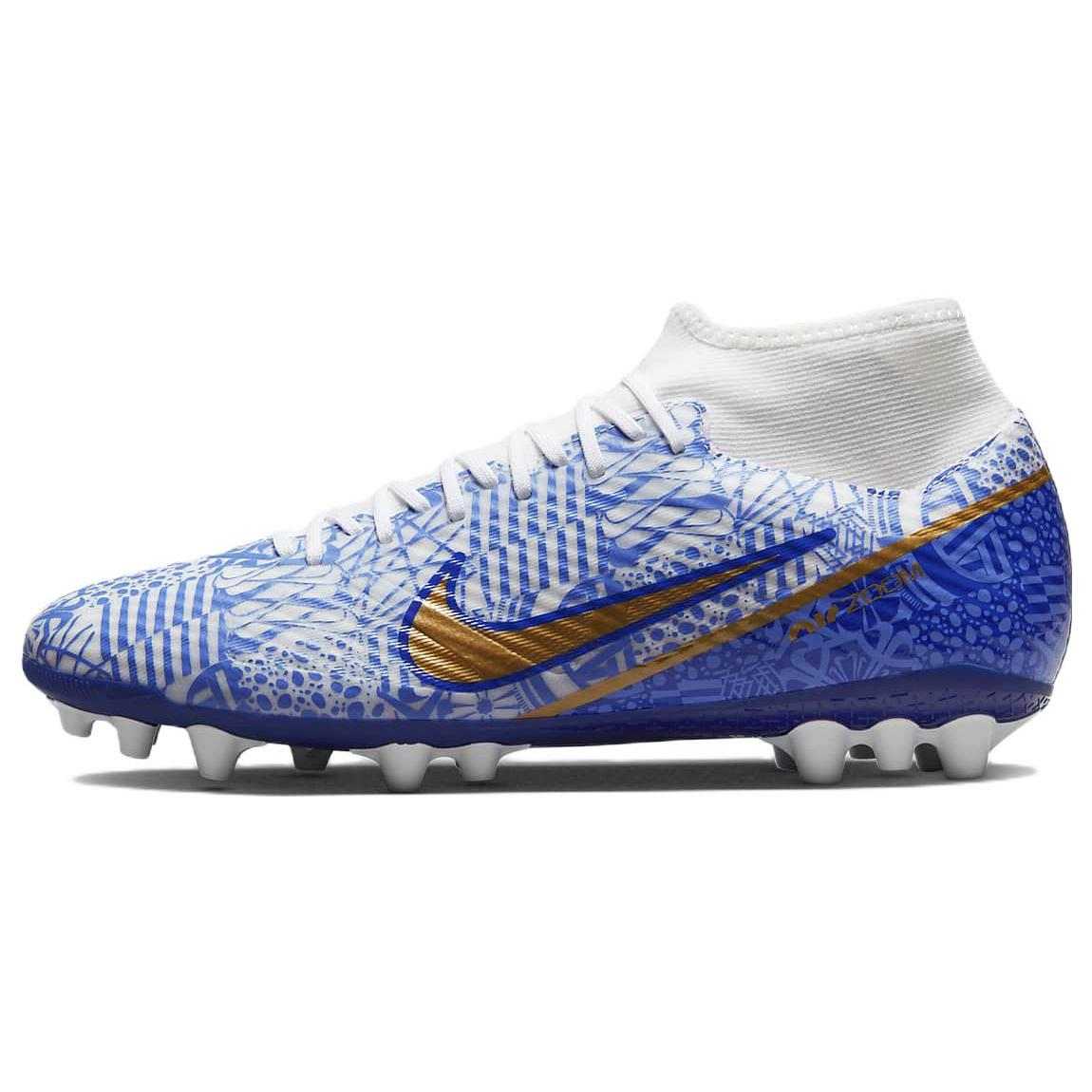 

new Nike Mercurial Superfly 9 Academy CR7 AG Blue White 41