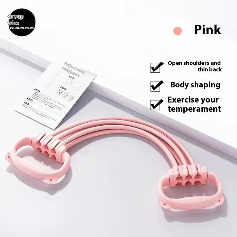 Adjustable Pounds Tension Rope Open Shoulder Back Training Fitness Elastic Straps Stretching Exercise Yoga Tension Ropes