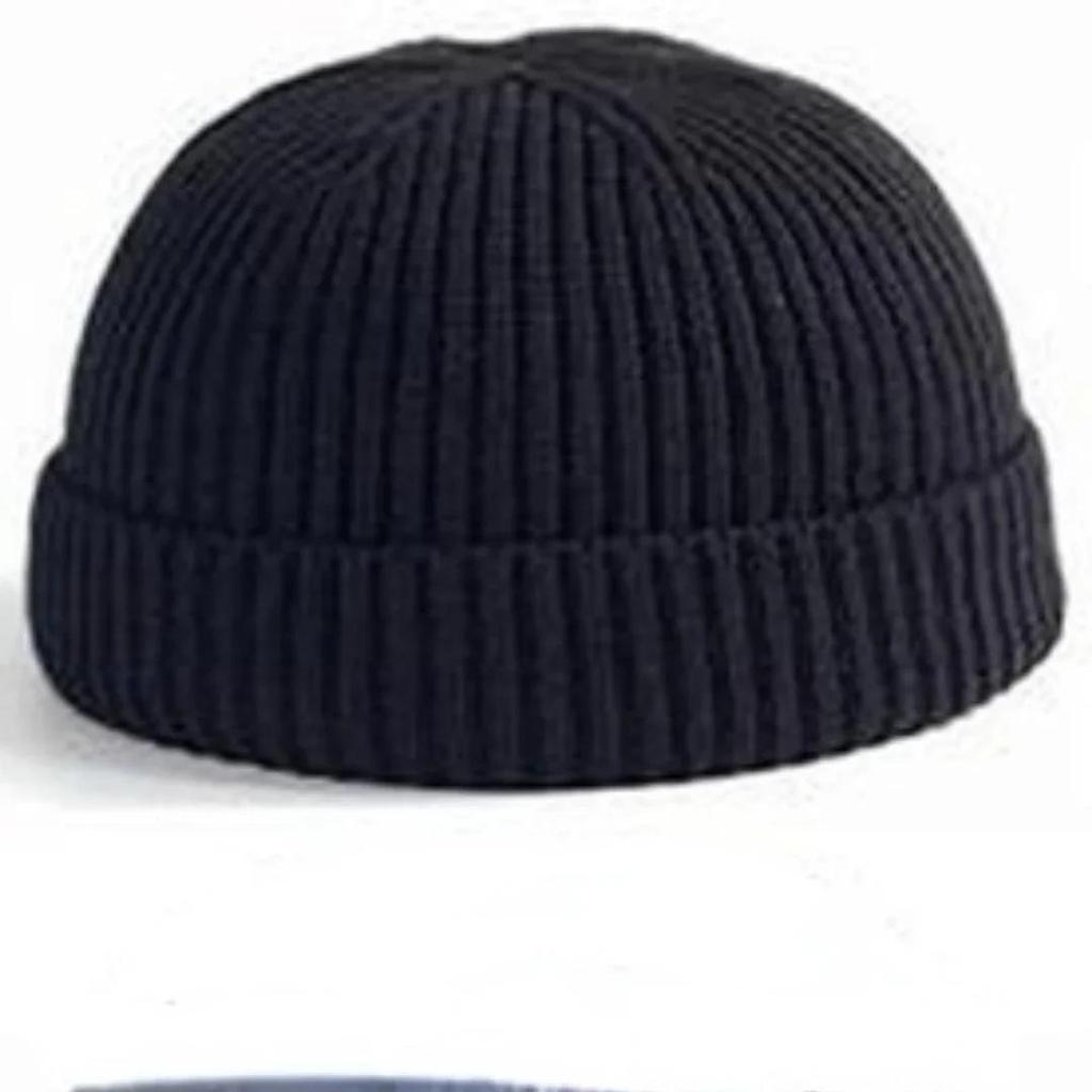 Autumn and Winter Fashion Adult Men Warm Casual Short Thread Hip Hop Hat Wool Knitted Skull Cap Elastic Hats Accessories Gifts