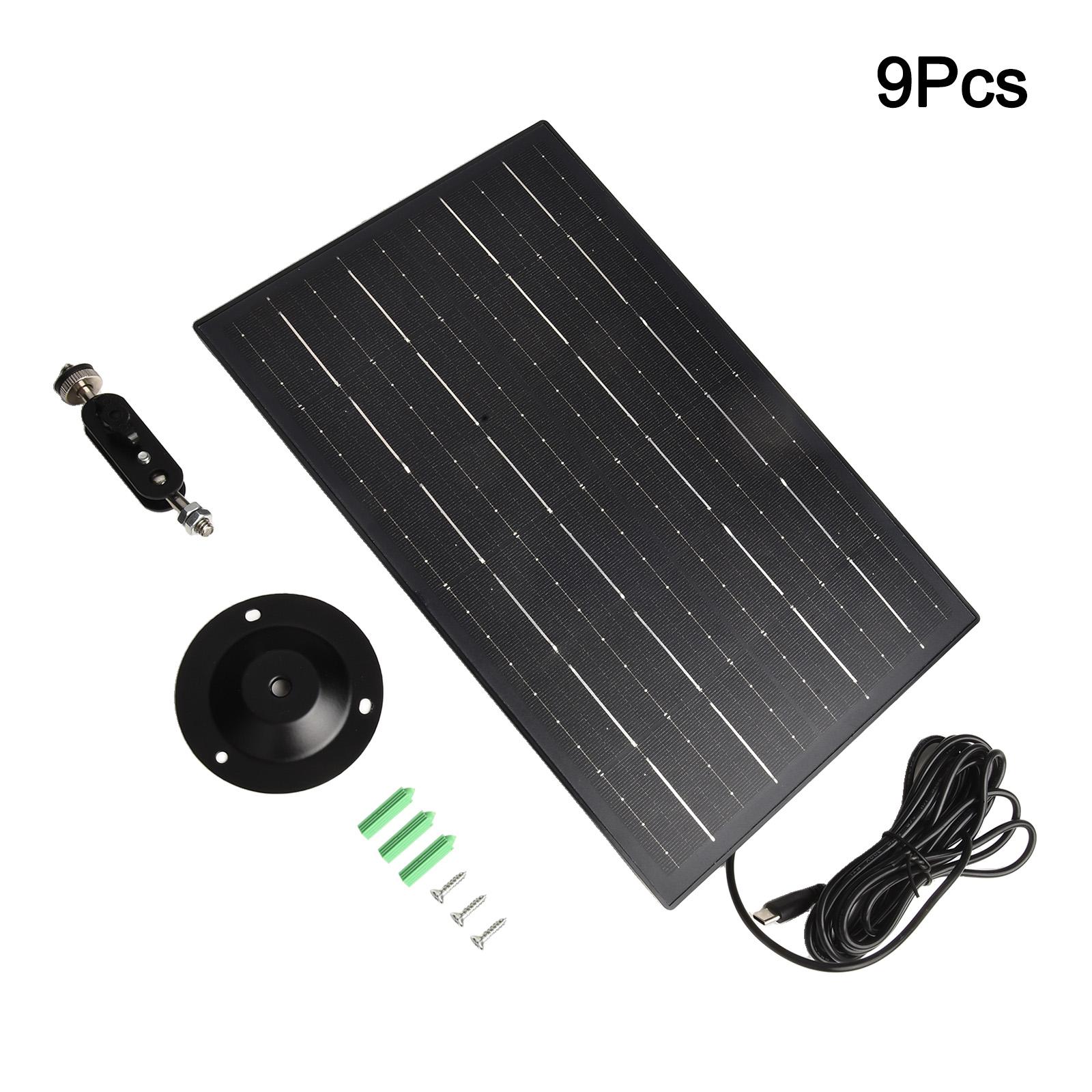 

10W 5V Solar Camera Charger Outdoor Solar Panel Type C Solar Panel For Outdoor Garden Doorbell Monitoring Camera Solar Panel China Mainland