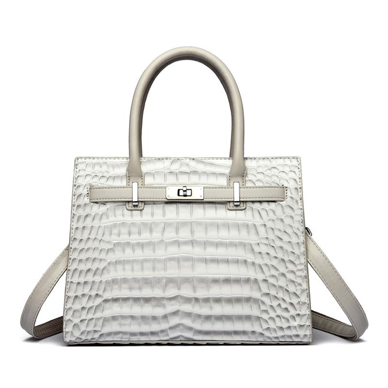 2026 New Crocodile Embossed Women Bag - Versatile Crossbody & Single Shoulder PU Leather Purse