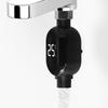 Black Intelligent LED Thermometer Battery Powered Device Battery Powered Child Bath Safety Monitor Large LED Display