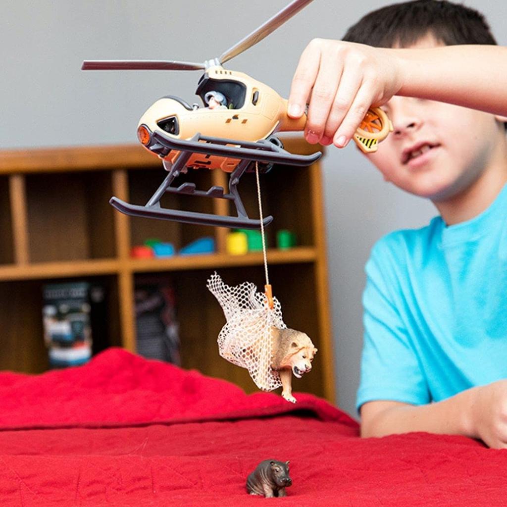 Schleich Wildlife Animal Rescue Helicopter Figure 42476