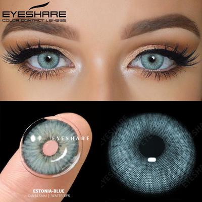 1 Pair Colored Lenses for Eyes  Blue Eye Lenses Green Contacts Brown Eye Lens Gray Pupils Fashion Lenses Beauty Makeup