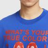 Nike Navy Loose Fit Printed Drop Shoulder Short Sleeve T-Shirt Men T-Shirts Blue HJ0757480