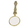 3X Retro Magnifying Glass Elderly Kids Handheld Magnifier for Reading Book Inspection Coins Insect