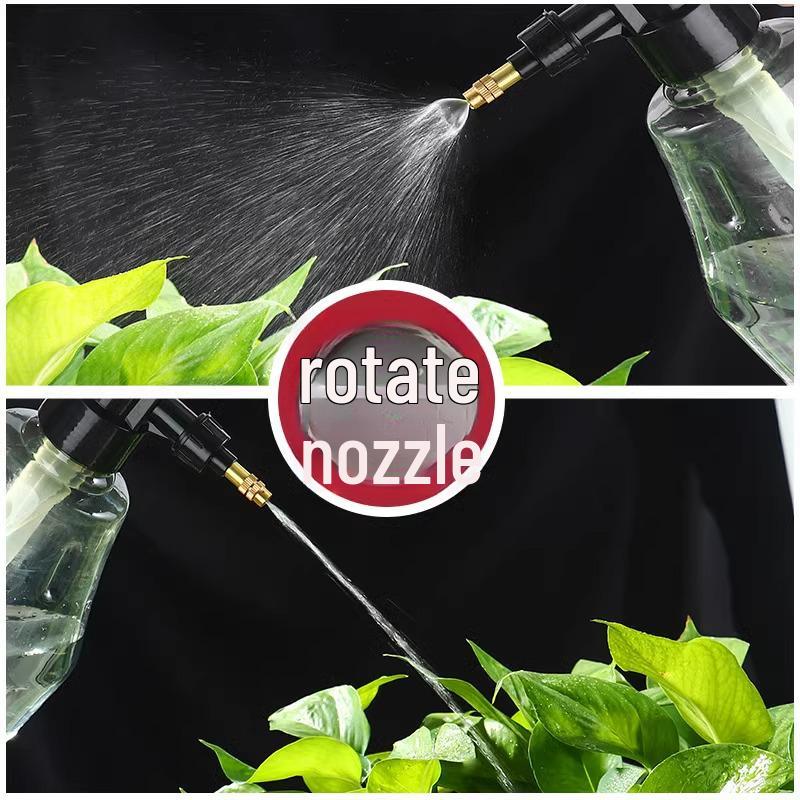 Compact Air Pressure Spray Bottle - Multipurpose for Watering, Cleaning, and Alcohol Use