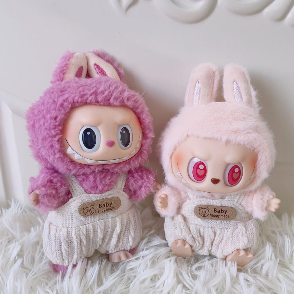 Sitting Party Labubu Baby Clothes Sitting Posture Labubu Cloth Vinyl Doll Pendant Strap