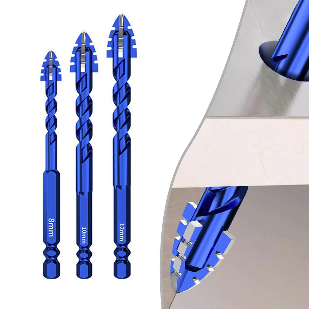 Approx.6 8 10mm 8 10 12mm Drilling Glass Tiles Efficient Punching Good Cutting Edges Multi-Material Applicable