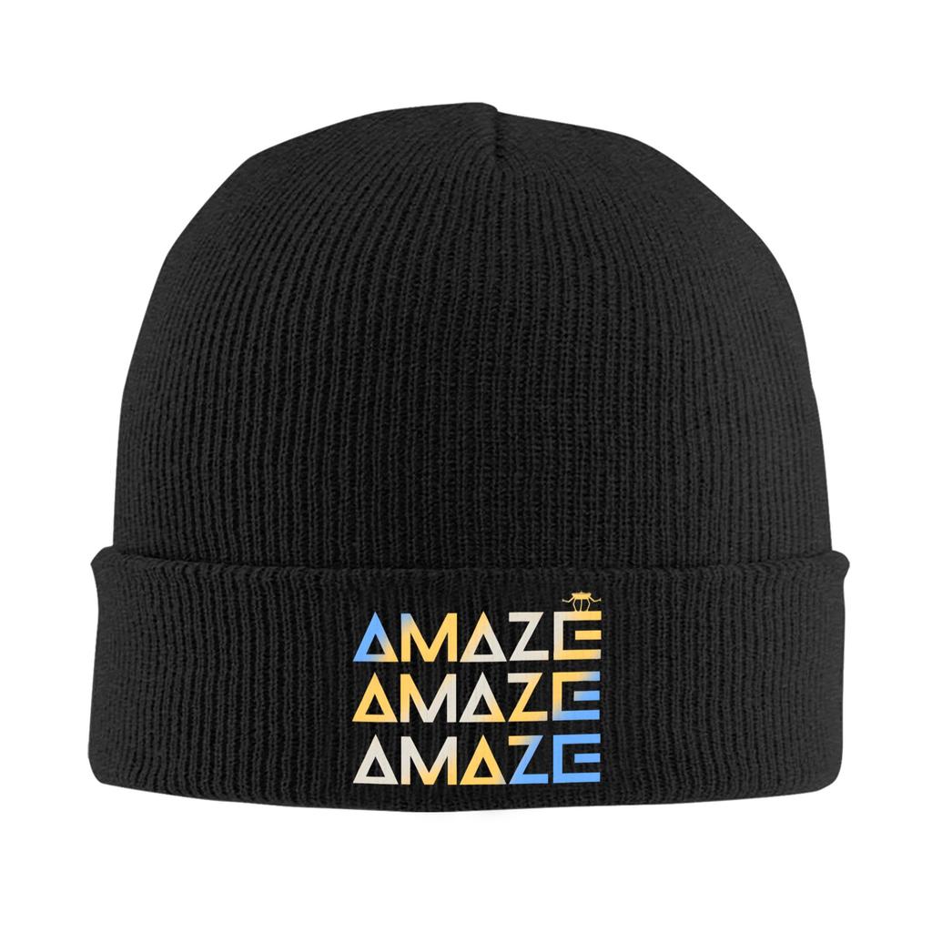Amaze Project Hail Mary Beanie Hats Knit Hat Adult Unisex Hip Hop Elastic Caps Spring Outdoor Sport Graphic Bonnet Hats